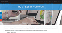 Desktop Screenshot of business.anglianinternet.co.uk
